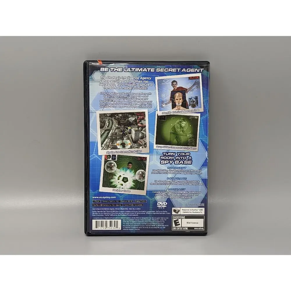 Eye Toy: Operation Spy (Sony PlayStation 2, 2005) PS2 No Manual